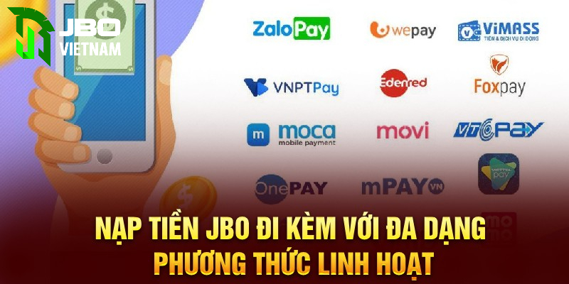 Lưu ý khi nạp tiền JBO